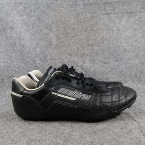 Mitre Shoes Mens 8.5 Soccer Cleats Football Boots Athletic Sport Black Leather